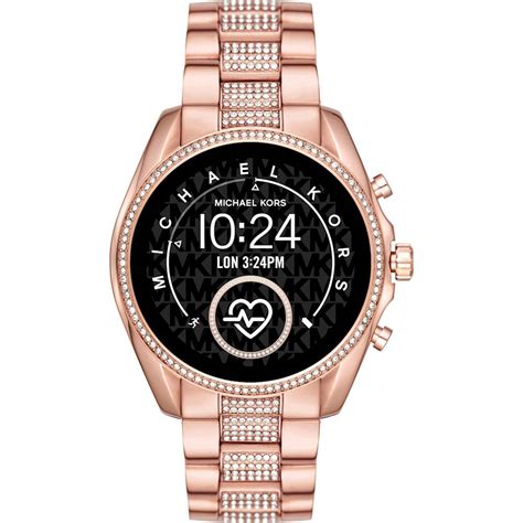 michael kors rose gold fitbit|Women's Smartwatches & Bands .